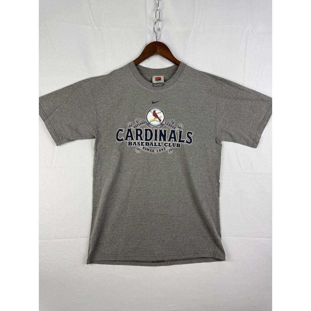 Vintage Nike Center Swoosh St. Louis Cardinals Baseball Club T-Shirt Y2K Sz. M
